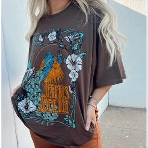 Daydreamer JANIS JOPLIN PEACOCK ONE SIZE TEE